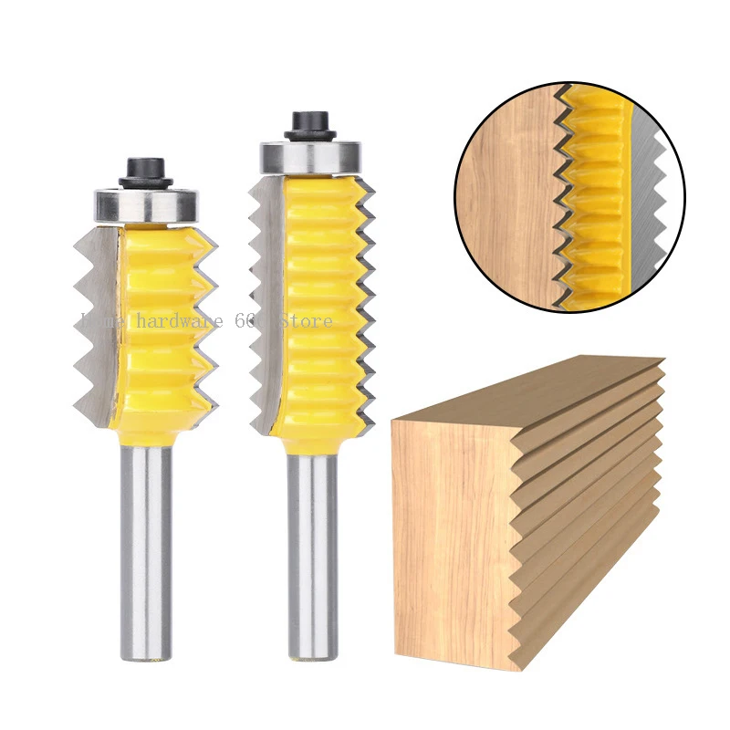 New 8-Handle Multi-Tooth Tenon And Wavy Splicing Knife Finger Joint Glue Milling Cutter Convex Panel Planer Wood Carving Knife