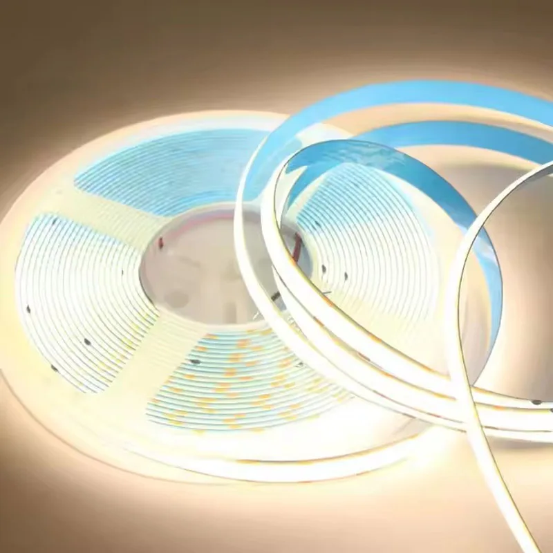 24V 5M 10M Super Bright Double Line Dimmable COB LED Strip 600 LED/m 24w/m 3000k 4000k 6000k Engineer Cabinet Ceilling Kitchen