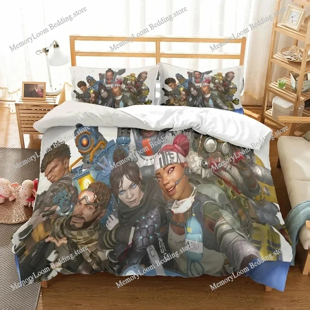 

Game Cool APEX Bedding Set Boys Girls Twin/Queen/King Size Duvet Cover Pillowcase Bed Kids Adult Cozy Soft Home Textile