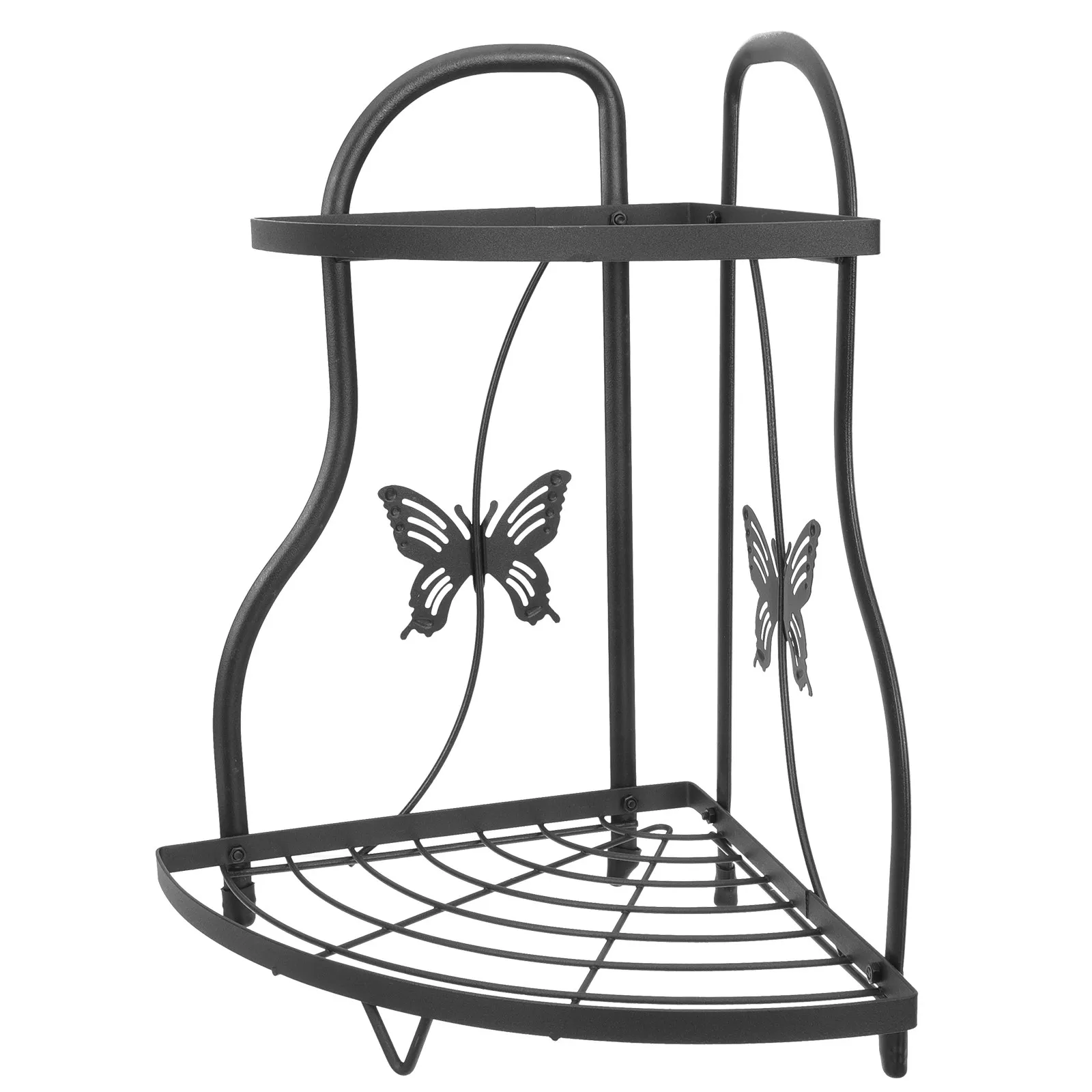 

Heavy Duty Iron Art Storage Rack for Kitchen Bathroom Countertop Organization Multi Functional Home Storage Shelf Organizer