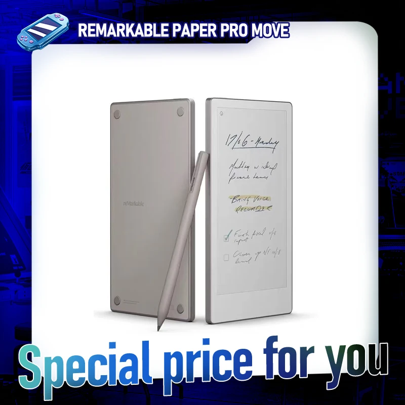 شاشة حبر للكتاب الإلكتروني الجديدة من Paper Pro Move مع قلم قابل لإعادة التحديد مقاس 7.3 بوصة وجيب للكتب الإلكترونية المحمول #1