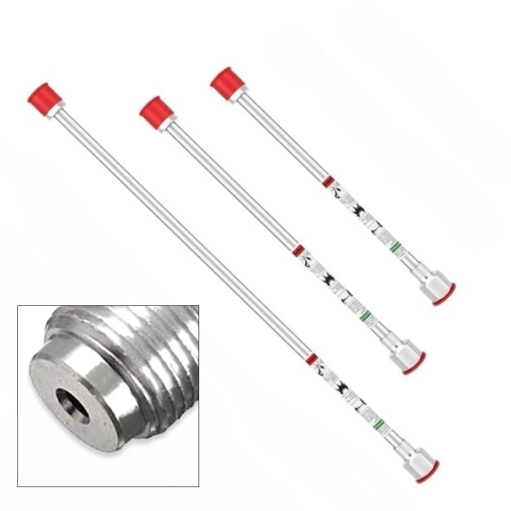 2 Pcs Airless Sprayer Tip Extension Pole with 7/8-Inch Thread for HVLP System Reaching Stairways and Tall Walls Easily