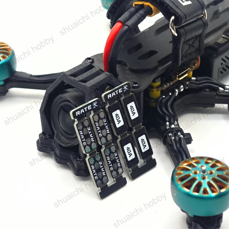 2Sets RC Model Airplane Motor Line Extension Board with Black Silicone Wire Spare Parts for 3.5inch FPV Racing Drone Accessories