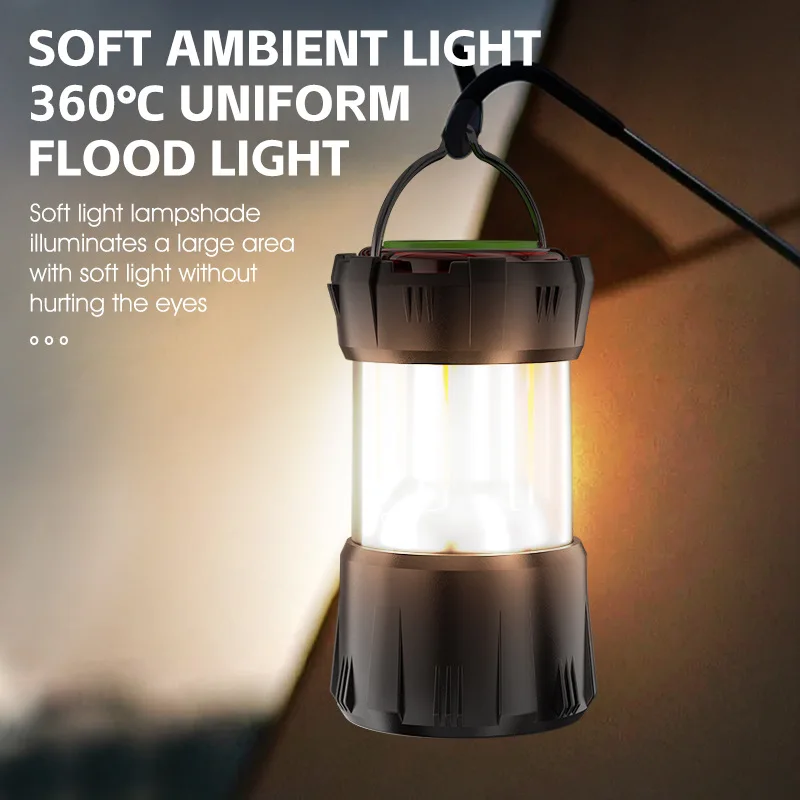 

Фонарик для палатки, портативный, яркий, супер яркий, большой радиус действия, многофункциональный, для кемпинга, бытовой портативный