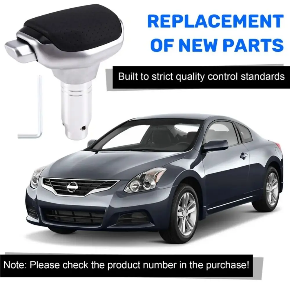 

Metal Finish Universal Car Gear Shift Knob Comfortable Grip Premium Metallic Appearance Ergonomic Shift Knob Ergonomic Shape