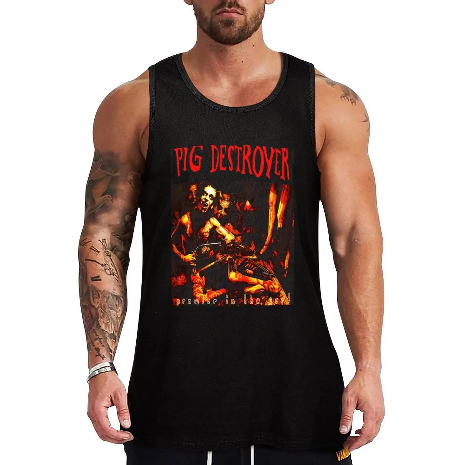 

Pig Destroyer - Prowler in the Yard Tank Top Lightweight Casual Tank Top Loose Summer Sleeveless