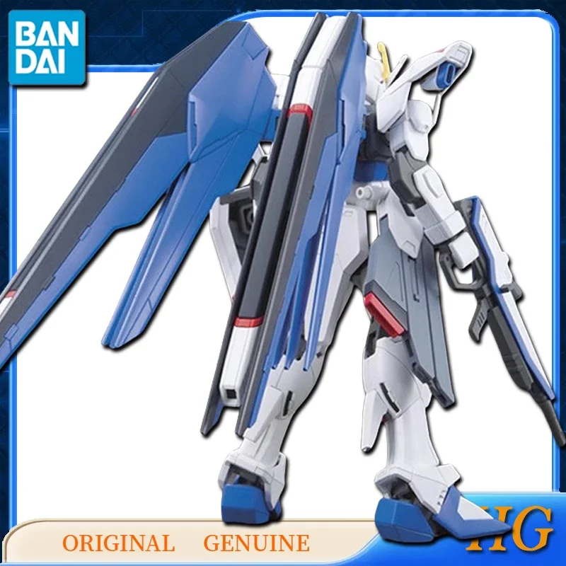 Bandai ของแท้ HG ZGMF-X10A FREEDOM GUNDAM อะนิเมะ Action Figures ของเล่นสําหรับของขวัญเด็กสะสมเครื่องประดับ