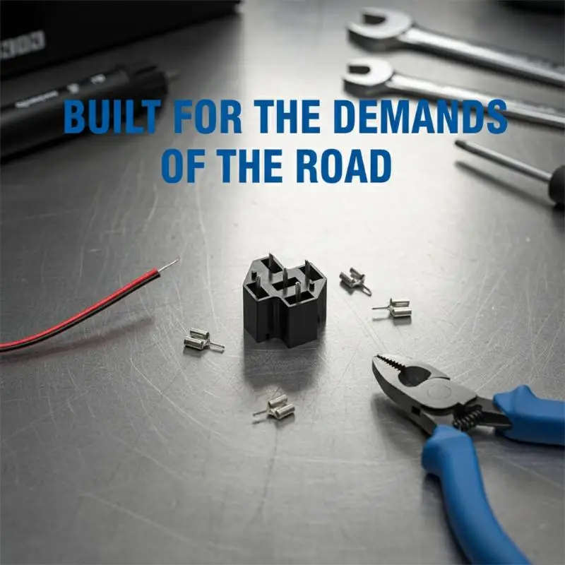40A 4/5 Pin SPDT Relay Socket, PCB Board Mount Base Holder with 6.3mm Terminals, Automotive Car Relay Connector Adaptor
