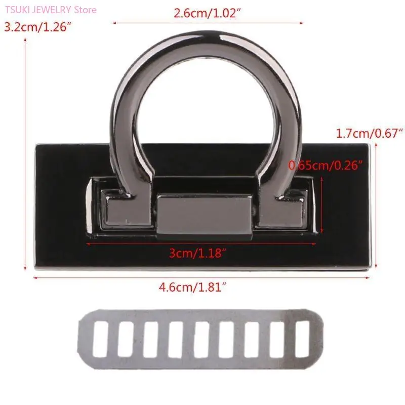 

62KE Fashionable Metal Rectangle Bag Decorations for Craft Making Offering Durability and Styles for Craft Needs