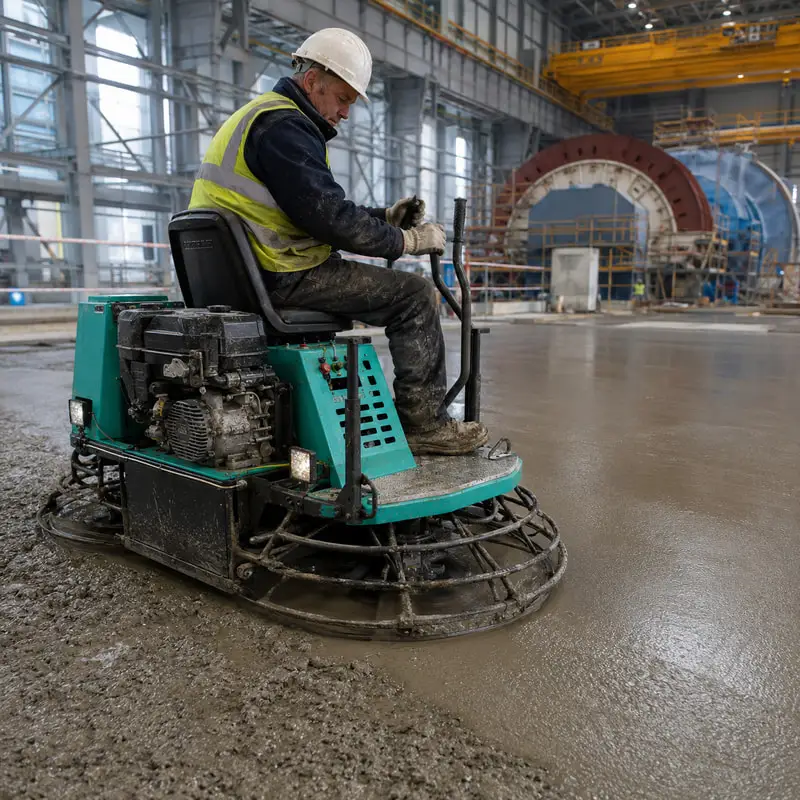 Reliable Concrete Surface Finisher Customized Twin Rotor Power Trowel with Uniform Finishing Action for Airport Hangar Floors