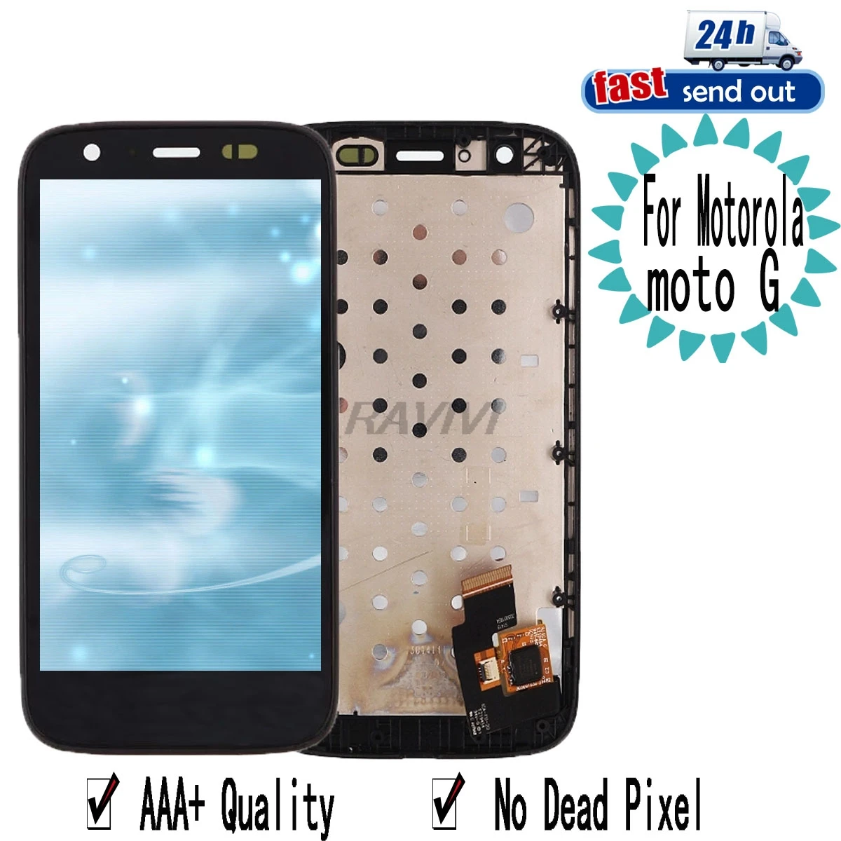 

4,5 "ЖК-дисплей для Motorola MOTO G, ЖК-дисплей XT1032 XT1033, сменный преобразователь экрана в сборе для Motorola MOTO G