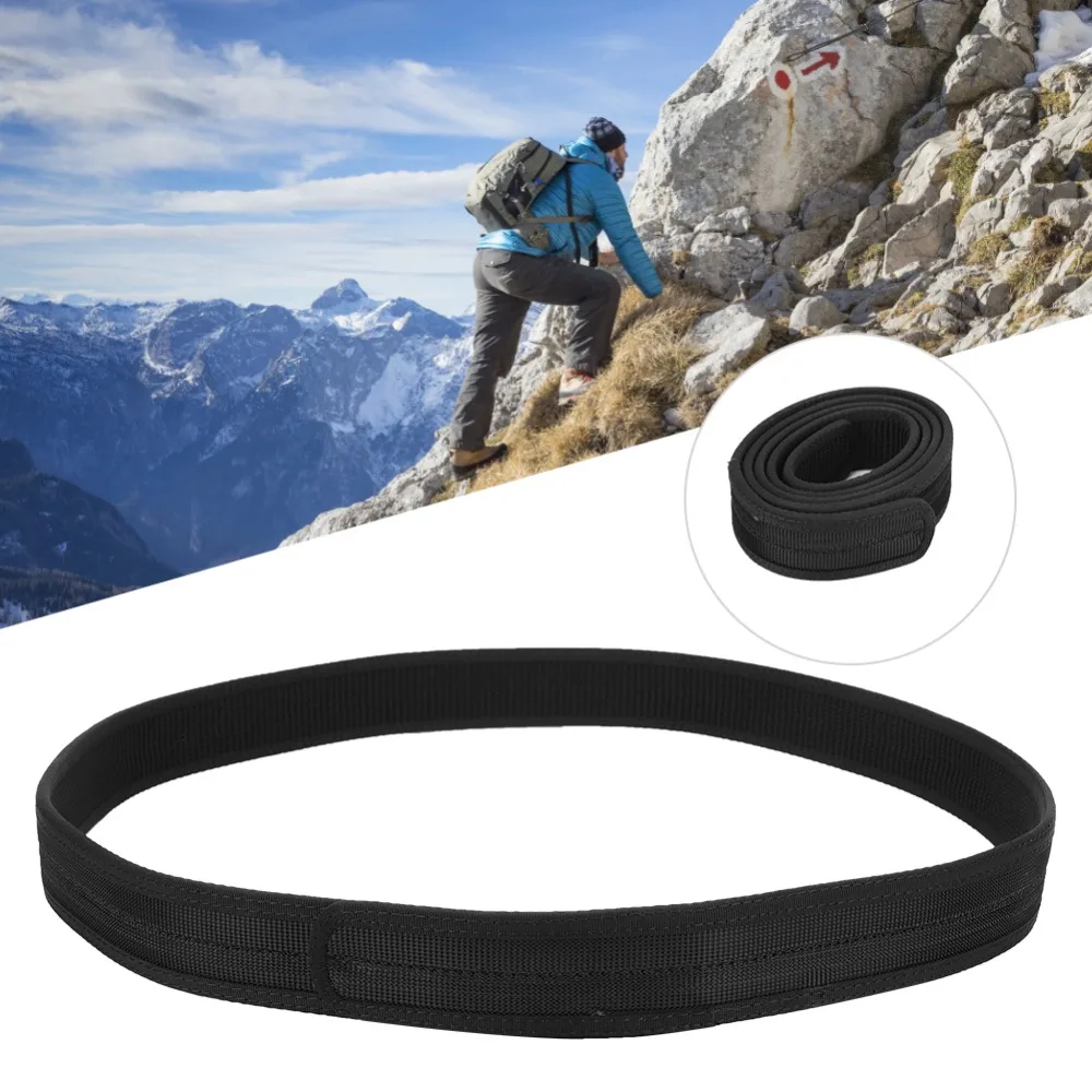 

Durable Nylon Inner Belt Lightweight Buckleless Inner Liner Belt Adjustable Outdoor Belt Duty Outer Belt