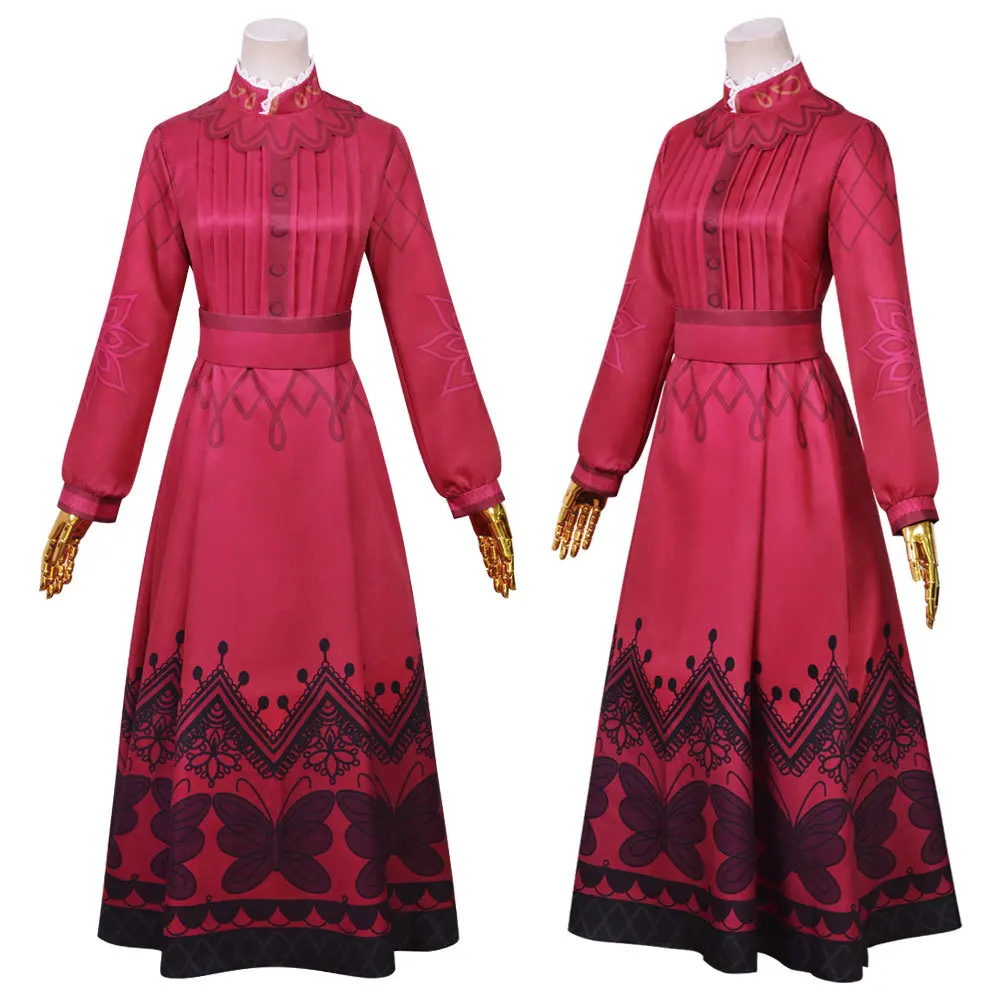 طقم فستان كوس بلاي من ألما ميرابيل من إنكانتو باللون الأحمر #2