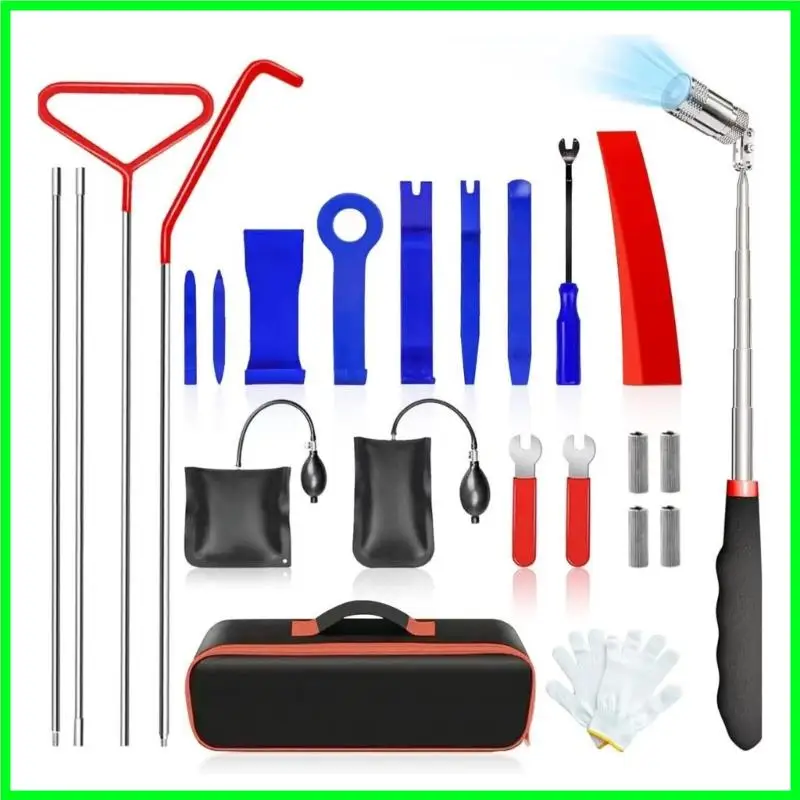 

T3EF Heavy Duty 24 Piece Car Dashboard Repair Disassembly Tool Set Antislip Grips Interior Accessories Removal Instrument