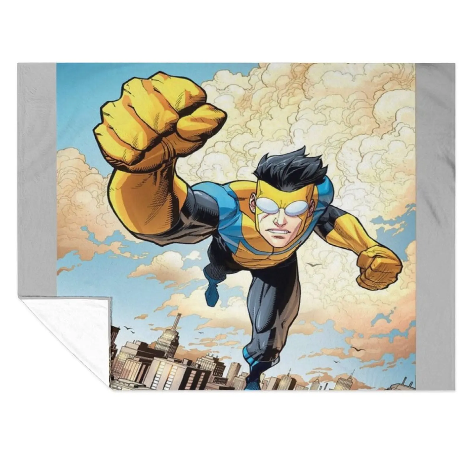 

Invincible Throw Blanket funny gift Blankets Sofas Of Decoration Designers Blankets