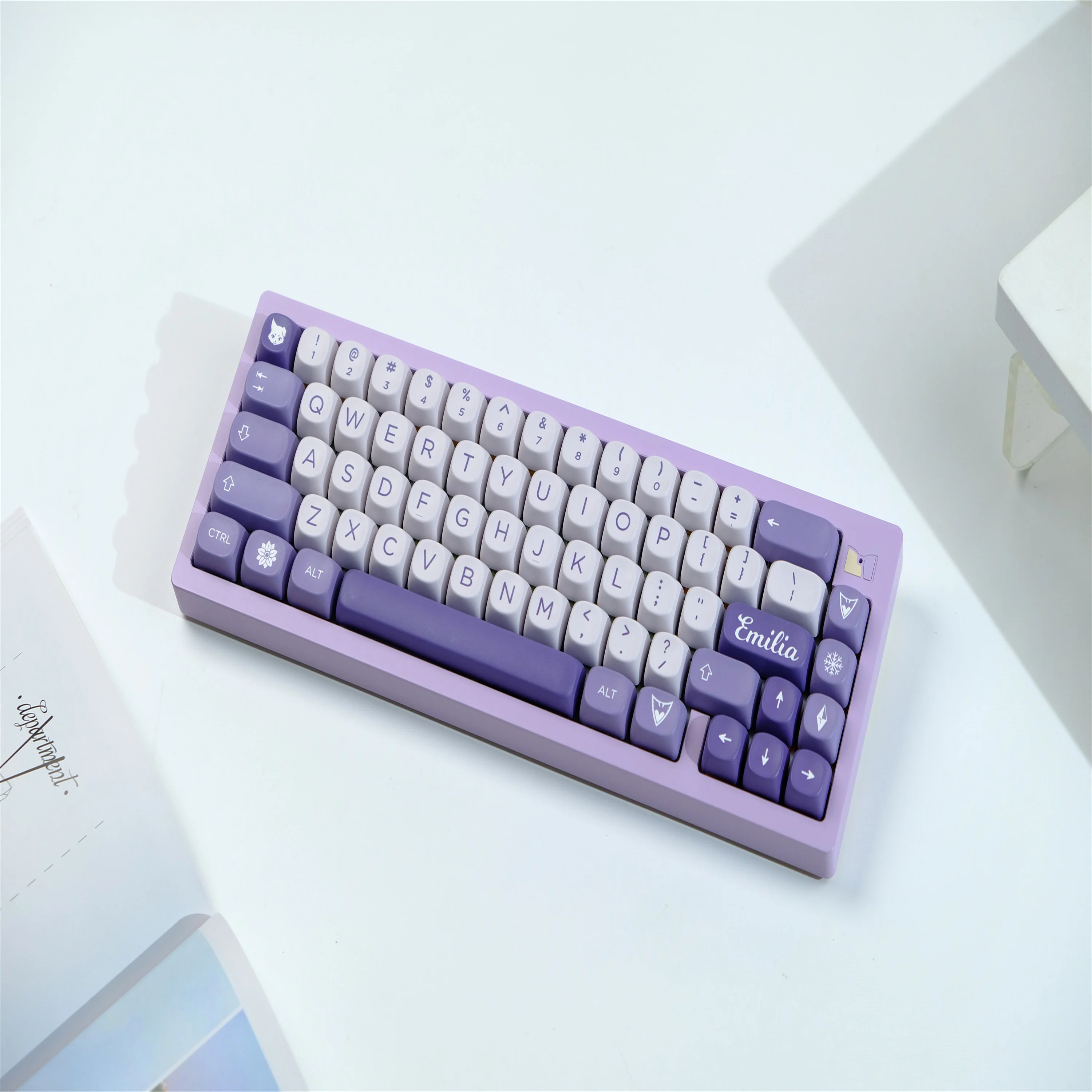 Bingjie witch keycap 126 keys PBT material MOA highly sublimation process, suitable for a variety of mechanical keyboards