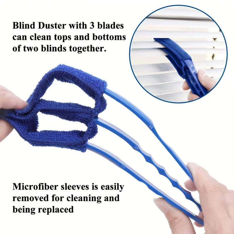 5pcs, Including 1 Handle + 4 Washable Cleaning Pads, Random Colors, Equipped with Replaceable Brush Heads for Dust Removal