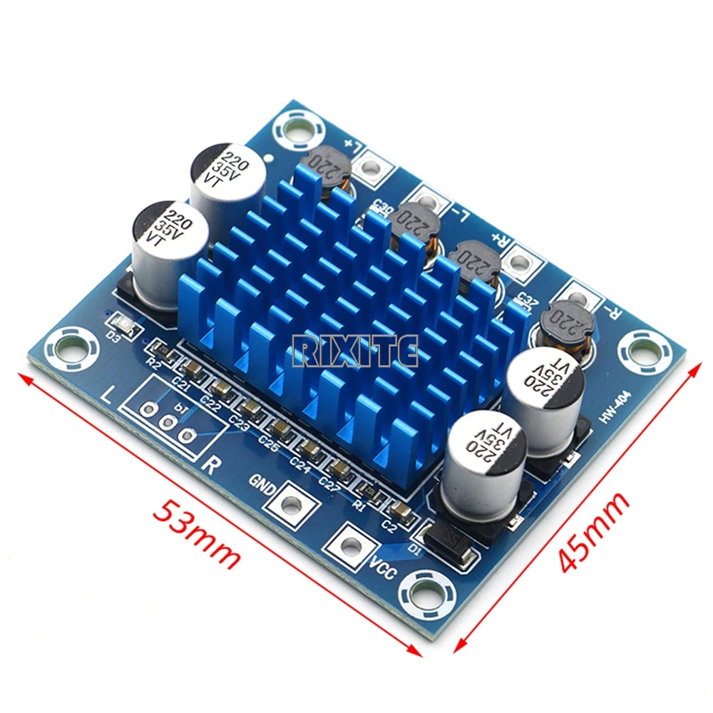 Tpa3110 XH-A232 30w + 30w 2.0 canais de áudio estéreo digital amplificador de potência placa de som dc 8-26v 3a C6-001