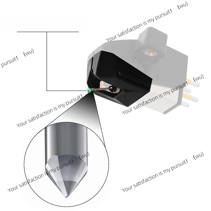 For VM95 Series, Compatible for Audio Technica AT-LP120X Vinyl Turntables Best AT-VMN95E Diamond Replacement Stylus Needle