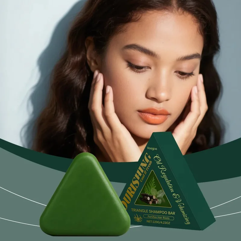 

3-Pack Platycladus Shampoo Bars - Scalp Cleansing, Oil Control, Anti-Itch & Follicle Nourishment with Polygonum Multiflorum