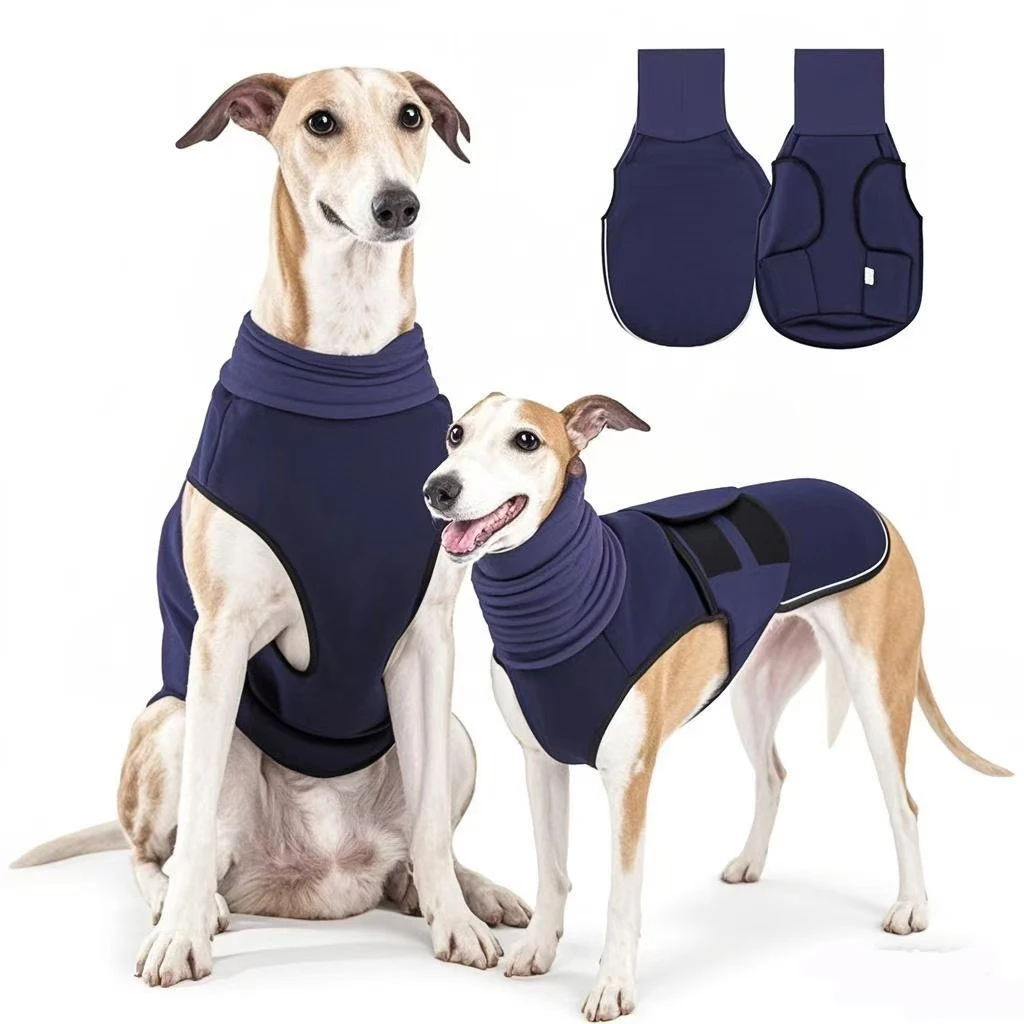 New Greyhound Vest Dog Thunder Jacket Thunder Stress Shirt Whipbit Anxiety Relief Calming Vest Pet Dog Clothes Relaxing Anxiety