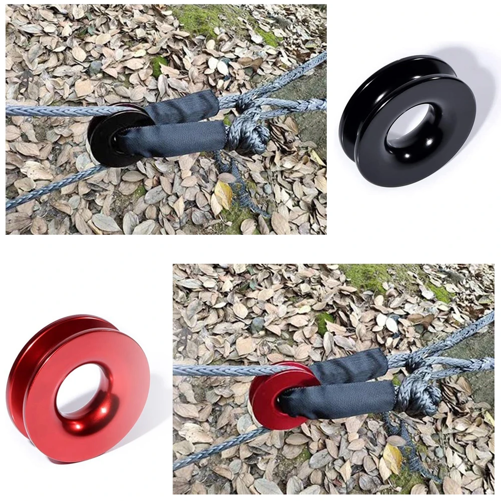 Recovery Ring for Car Winch, Tow Rope, Recovery Ring, Car Accessories, Snatch Tool, Aluminum Alloy, 3/8 