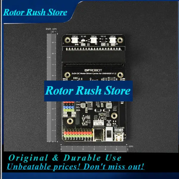 RoRuSLine Blank Board M10 Dual Motor Drive I/O Expansion Board