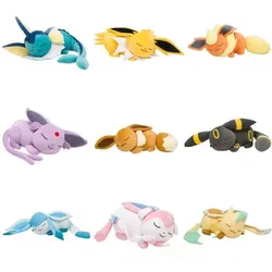 Pokemon original Eeveelution big sleeping sylvion & Espeon & Umbreon & Leafeon peluche bambola di peluche