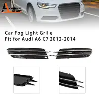 Bisel de cubierta de parrilla de luz antiniebla de parachoques delantero para Audi A6 C7 2011-2014