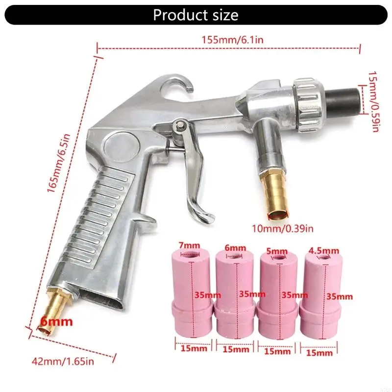 Sandblasting da 57qf Sandblasting Guns per blaster sabbiato sabbia sabbia sabbia sabbia sabbia sabbia