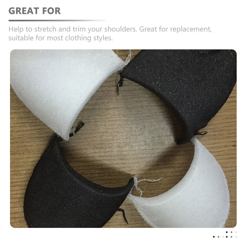 

40Pairs Sponge Shoulder Pads Women Comfortable Fit Adjustable Clothing Support Dress Coat Suit Skirt Replacement Shoulder