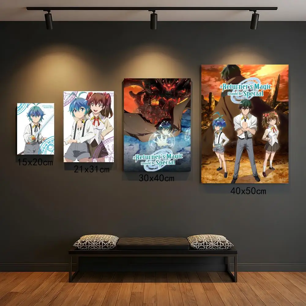 anime A-Returners Magic-C Poster Peel and Stick Wall Art for Cafe Office Bar and Home Decoration