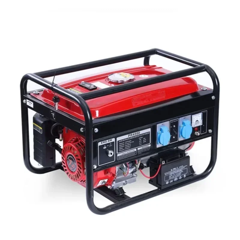 Gasoline Electric Generator,6.5kw Portable Silent Generator,Electric Starting,Single-phase/three-phase Power,Energy Conservation