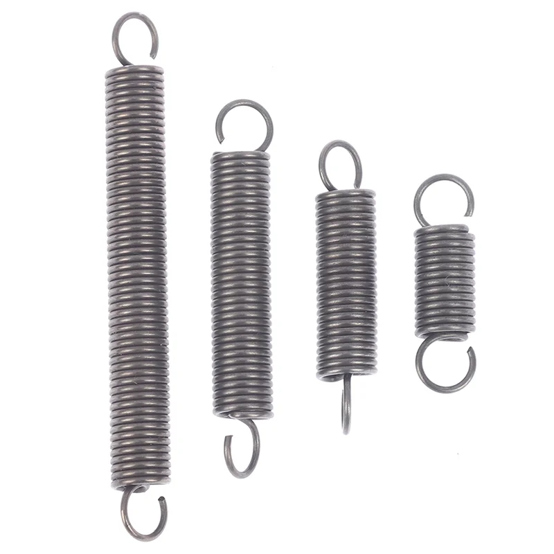 304 Stainless Steel Hook Small Tension Spring Hardware Accessories Wire Dia Springs Steel Hook Expansion Spring Wire Dia 1.0mm
