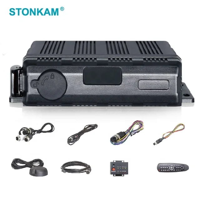 กล้องบันทึกภาพเคลื่อนไหวแบบเคลื่อนที่ 4 ช่อง รองรับ 3G/4G WIFI/GPS พร้อมการ์ด SD 128GB และ SSD 1TB