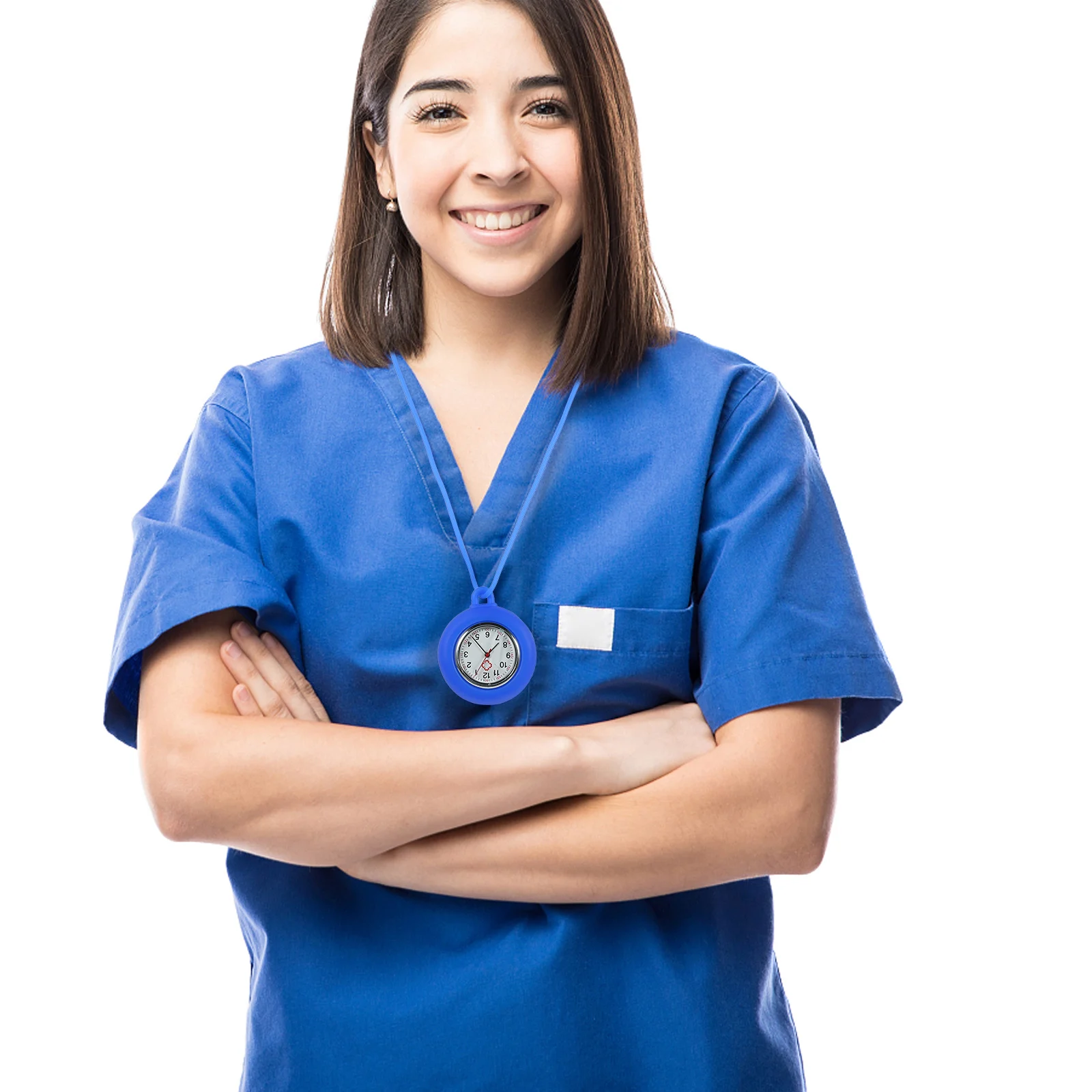 Relógio de bolso de mesa pendurado de silicone brinquedo feminino presente portátil relógios de enfermeira de enfermagem para enfermeiras pequenas