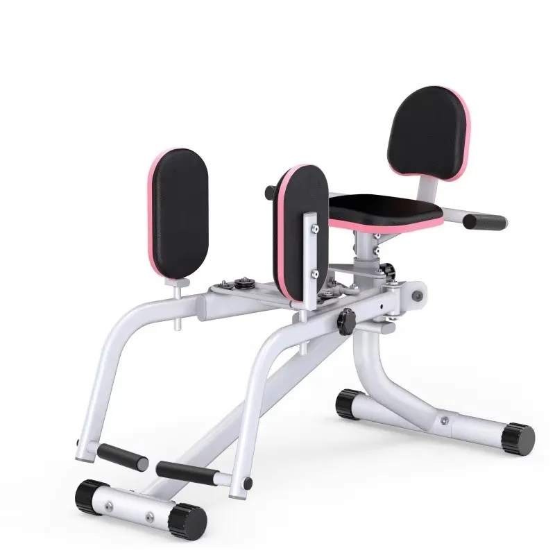 Sport Steel Hip Abductor Machine 6-Level Glute Booty Builder with Plush Padding & Inside/Outside Leg Training for Home Gym
