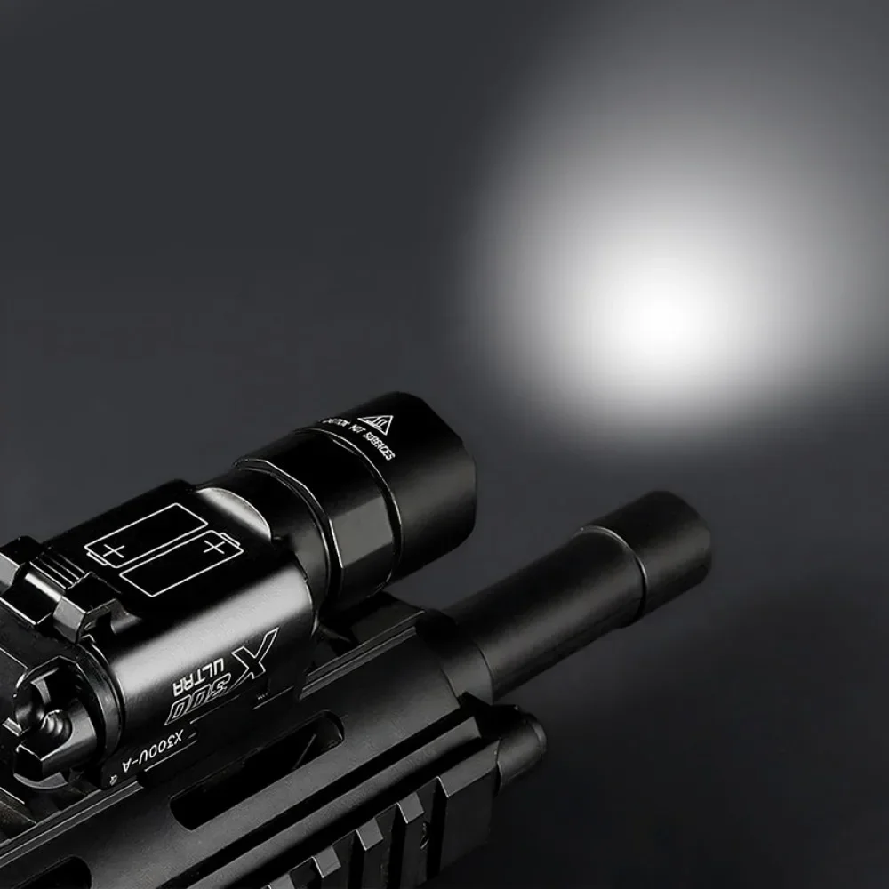 X400/X300 Taktische Taschenlampe Combo Rot-Grün-Punkt 1000 Lumen LED-Visierlicht für Picatinny-Schiene, Airsoft & Jagd – Detail 10