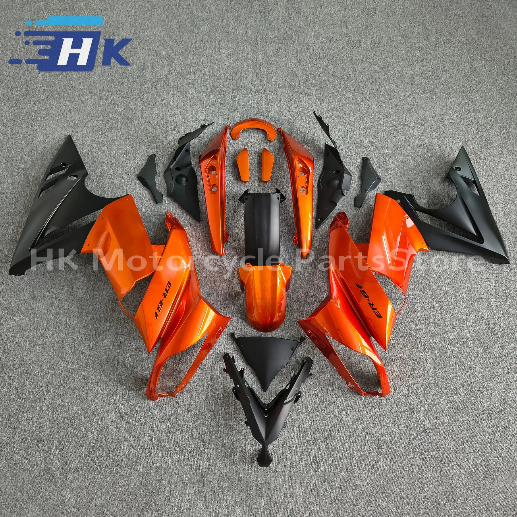 

Motorcycle Fairing Kit Suitable for Kawasaki Ninja650 2009-2011 EX650 ER6F 2009 2010 2011 Fairing orange