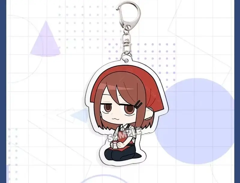 Hotly Anime Acrylic Pendant Doll Keychains - Behind The Supermarket, Smoking With You. Tayama Cos Design Accessories 6cm Gifts