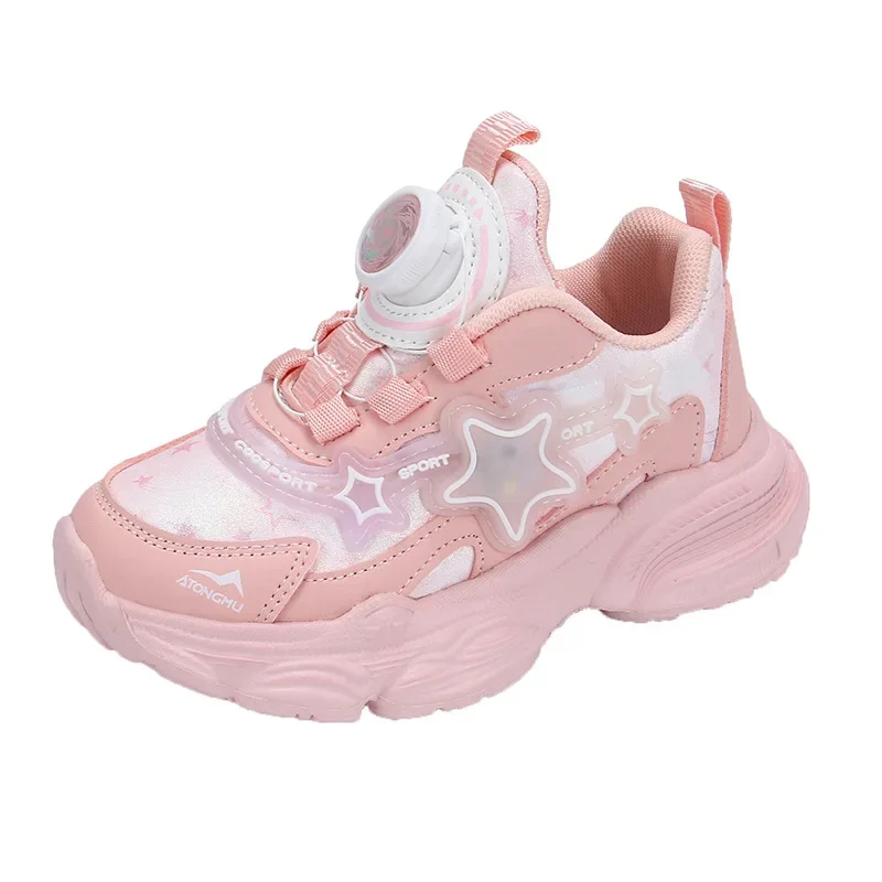 Tennis Shoes LED Children Trainer Girls Casual Sneakers Mesh Breathable Running Shoes Baby Student Non-slip Illuminated Shoes