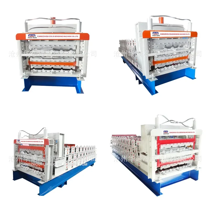 Deposit-Automatic three-layer tile press three-layer glazed tile machine color steel tile equipment numerical control color