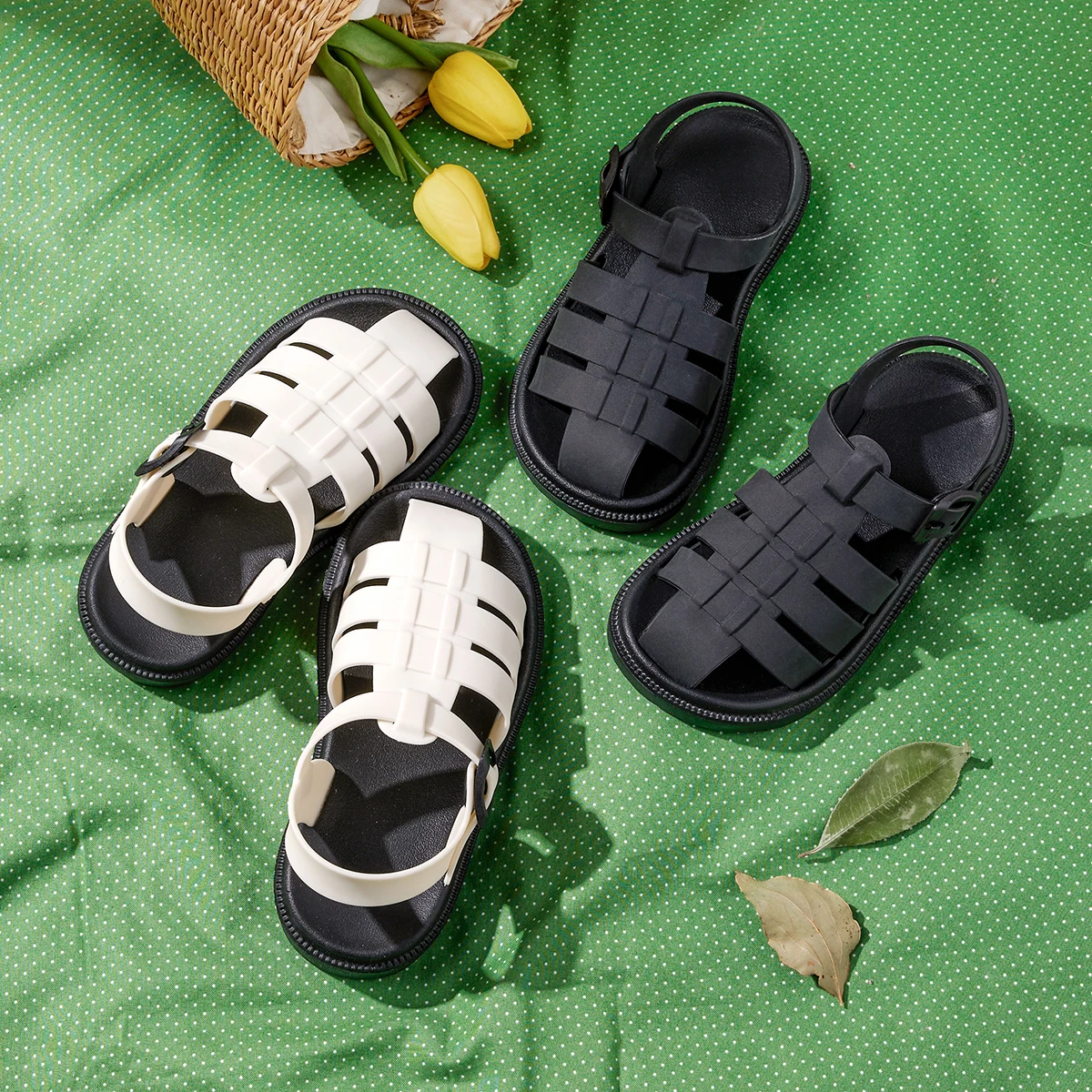 Cheerful Mario children's sandals summer new children sandals fashion  sandals