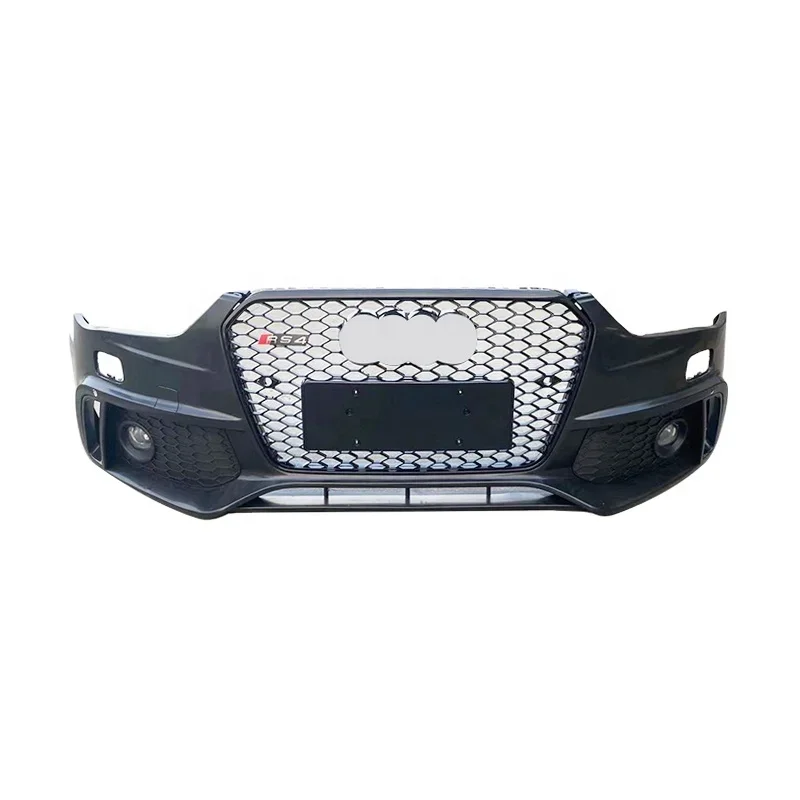 

New Condition For A4 S4 RS4 Bodykit Grill Front Bumper with Fog Light Grill 2013 2014 2015 2016 Models for A4 S4 B8.5