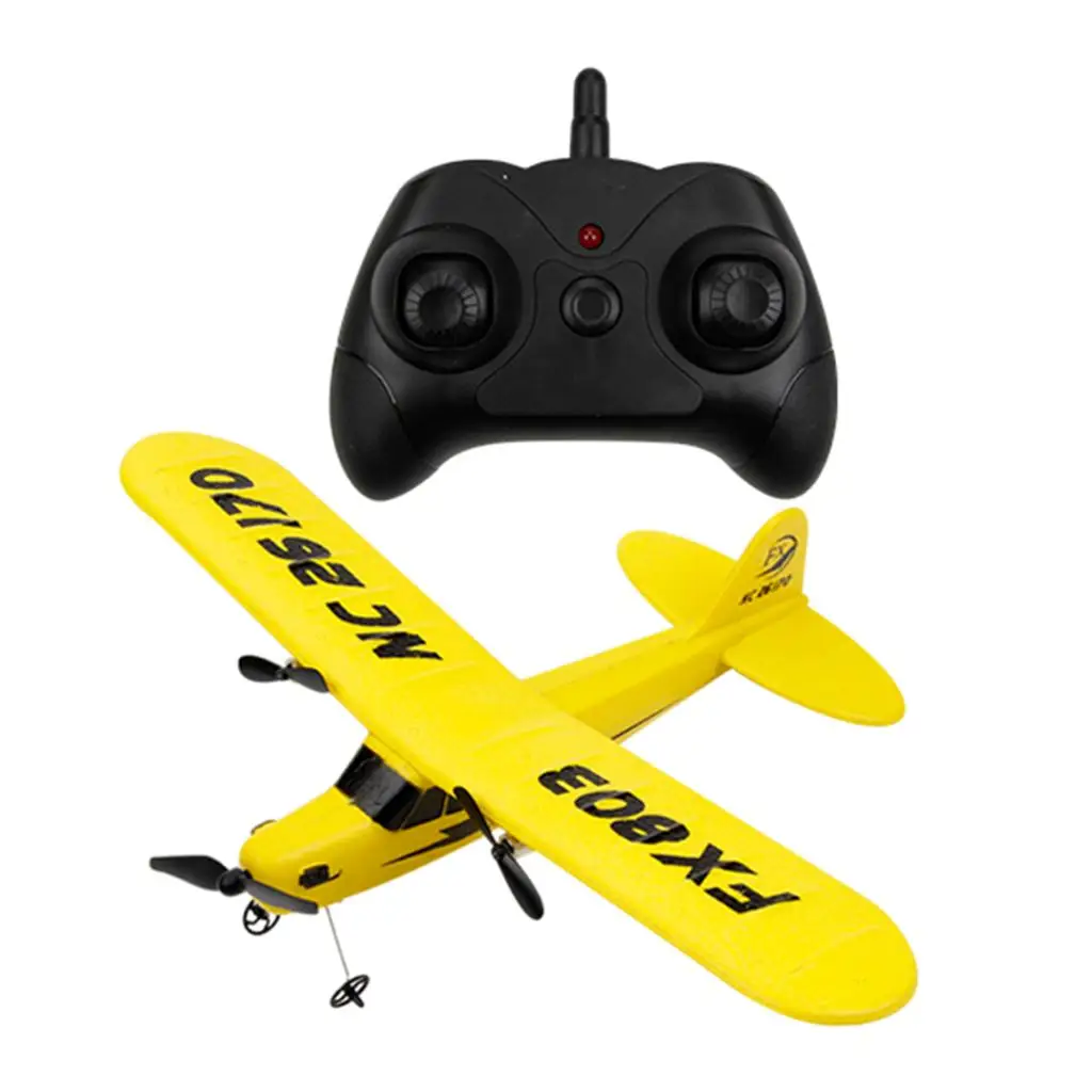 Remote Control Airplane Glider FX 803W Foam Fixed Wing Plane High Stability for Beginner Flight Practice
