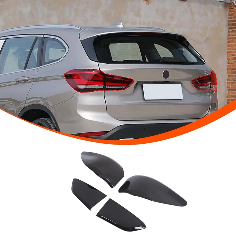 

For BMW X1 F48 F49 2020-2022 ABS Black Car styling Car tail lampshade decorative sticker Car exterior protection accessories