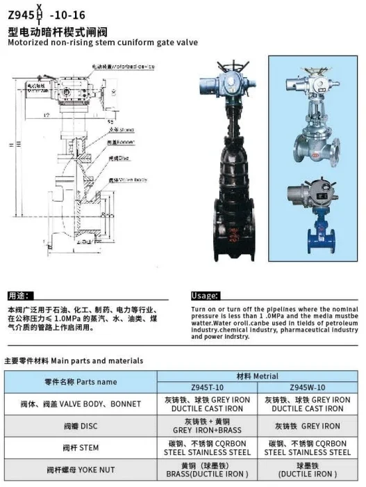 TF 380V rising stem large size cast iron wedge hard to hard copper sealed gate flanged water gate valve with electric actuator