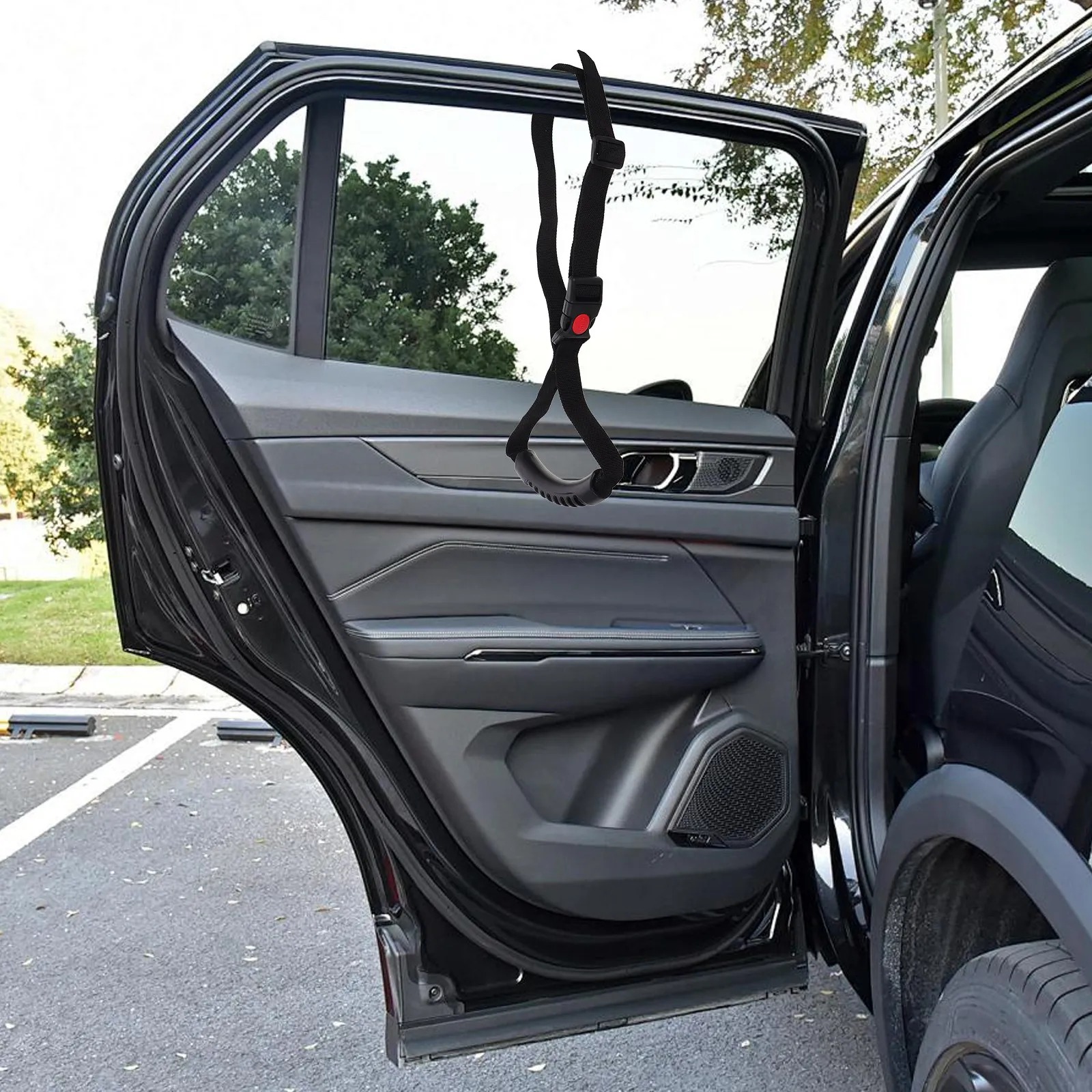 Car Window Assist Handle Reinforced Portable Car Grab Handle for Elderly Vehicle Transfer Aid Non Slip Comfortable