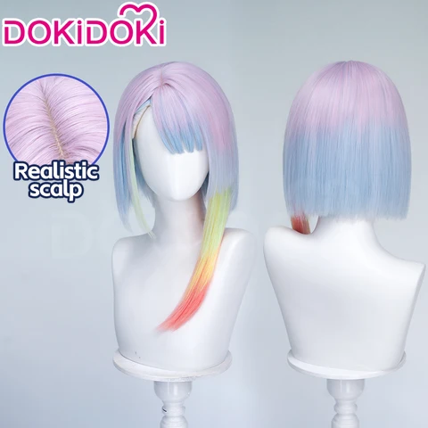 Lucy Davidd Rebeccaa Косплей парик DokiDoki
