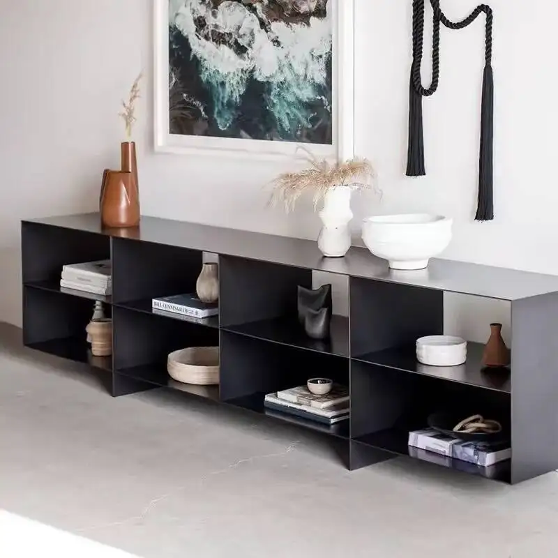 Italian Unique Tv Stand Minimalist Modern Metal Legs Glam Tv Stand Simple Industrial Mueble Para Televisor Room Furniture image 5